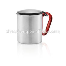 customized logo highquality hot sale double walled stainless steel carabiner mug